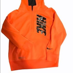 Orange Nike Boys Hoodie